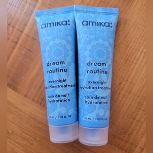 2 Amika Dream Routine Overnight Hydration Treatment 1 Oz 1 NEW 1 Tested 90% Full